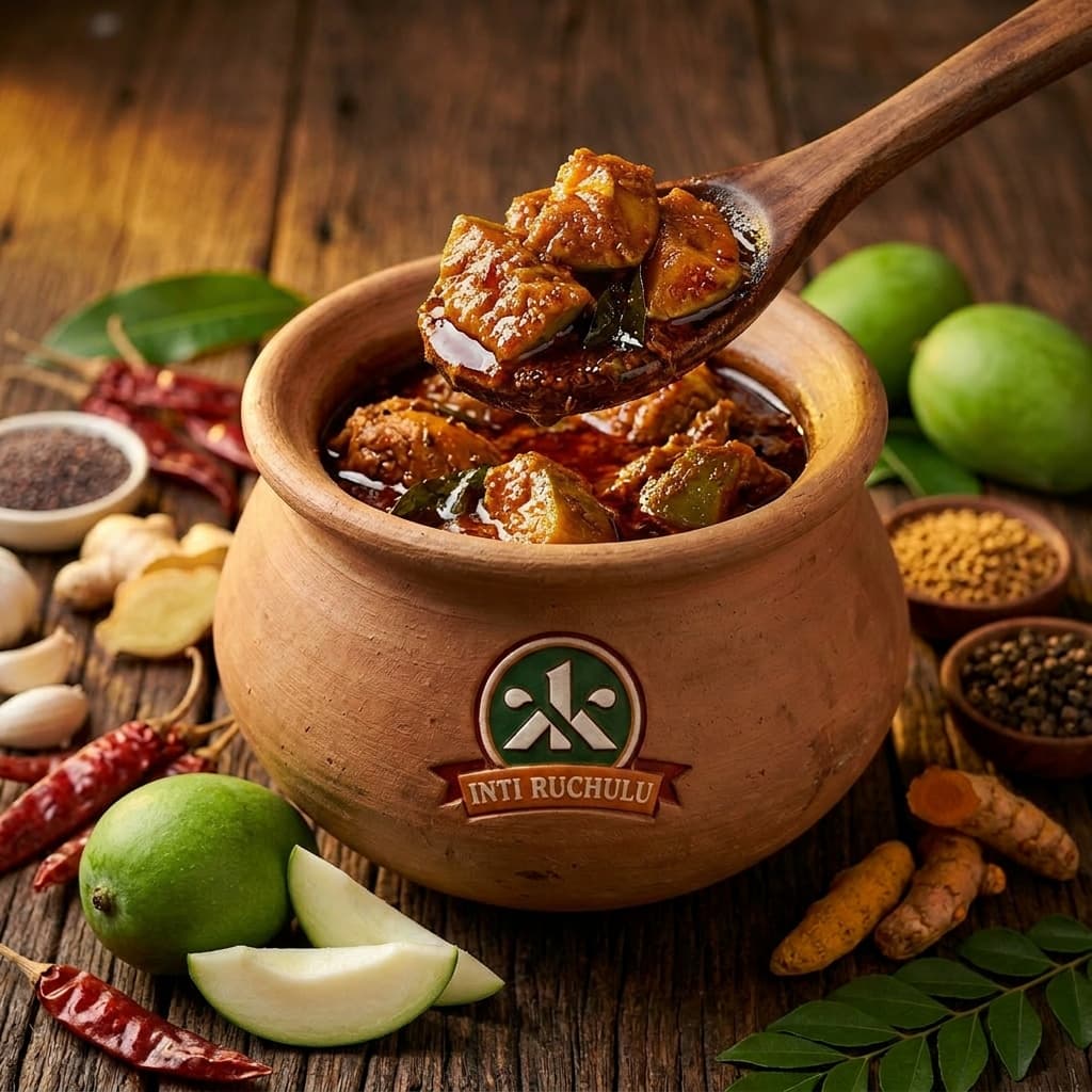 Sweet & Spicy Raw Mango Pickle