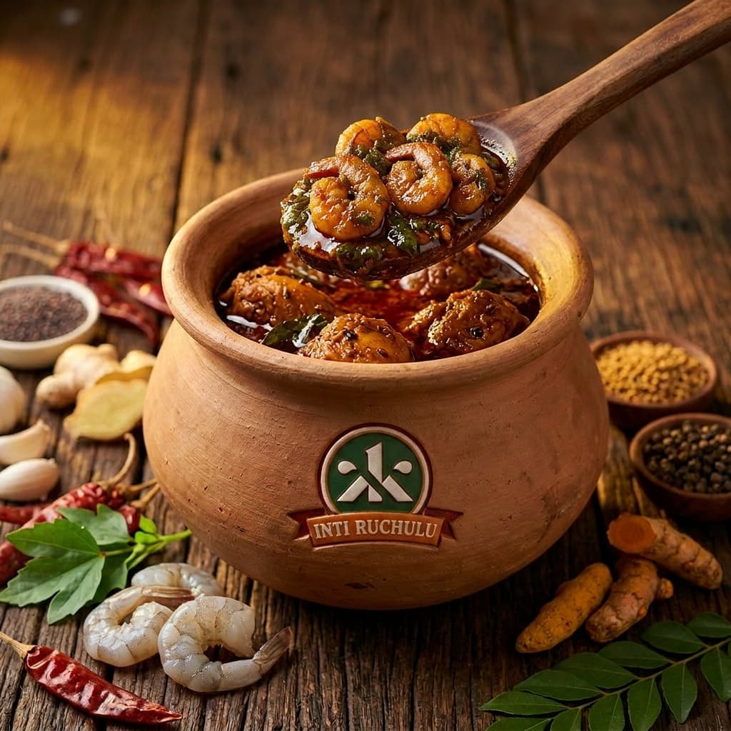 Gongura Prawns Pickle